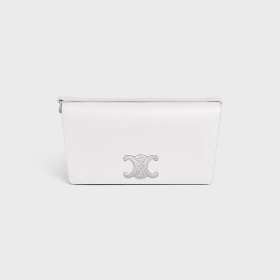 Women Shoulder Bag Trapeze - White