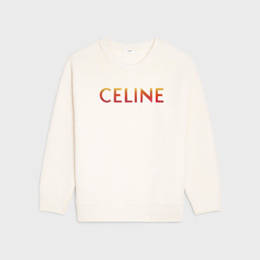 Oversized Round Neck Sweater - Off White