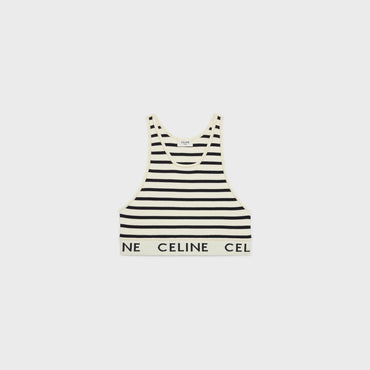Brassière Celine Maille Athletique Brassiere - Cream / Navy