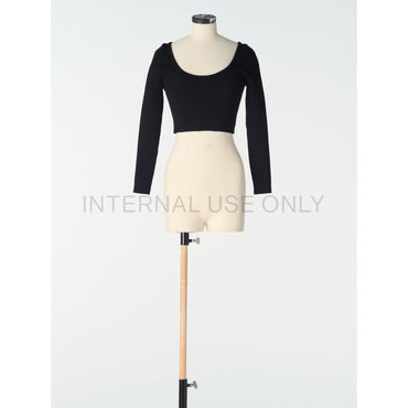 Crop Top Ballerine Laine Underpinning - Black