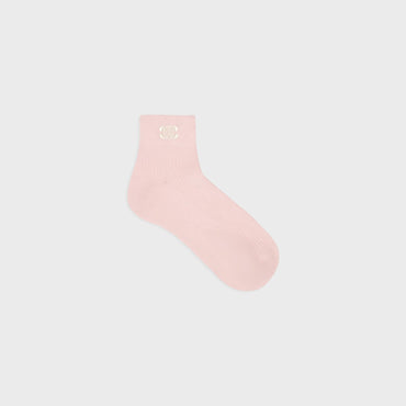 Socks Courtes Triomphe Coton - Light Pink