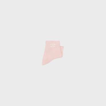 Socks Courtes Triomphe Coton - Light Pink