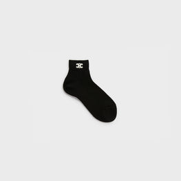 Women Triomphe Short Socks - Black