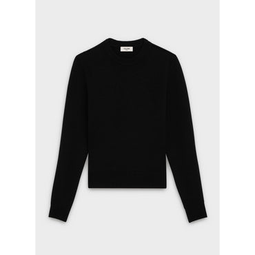 Pull Col Rond Iconic Cashmere - Black