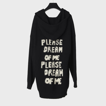 Baja Please Dream Of Me Laine Côtelée Jacquard - Black / Off White