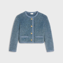Veste Cardigan Cropped - Blue