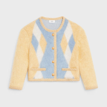 Cropped Hunter Jacket - Pale Yellow