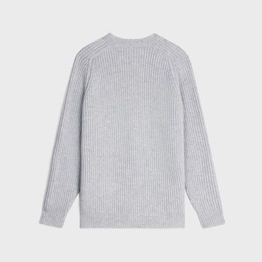 Signature Long Cardigan - Light Grey