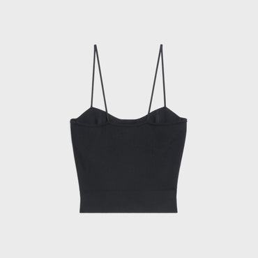 Cropped Bustier - Black