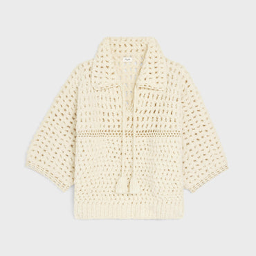 Pull Vareuse - Off White
