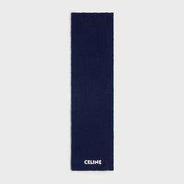 Men Celine Scarf - Navy