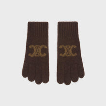 Gants Monogramme - Brown