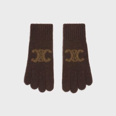 Gants Monogramme - Brown