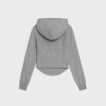 Hooded Sweater - Medium Grey