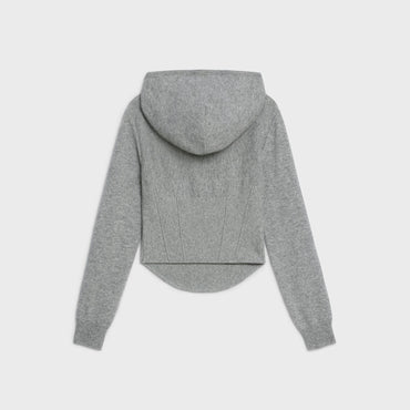 Hooded Sweater - Medium Grey