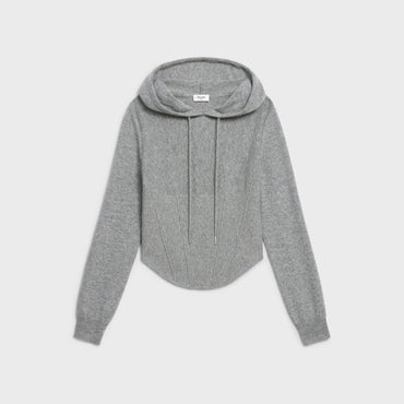 Hooded Sweater - Medium Grey