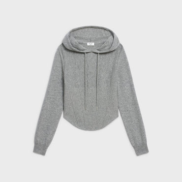 Hooded Sweater - Medium Grey