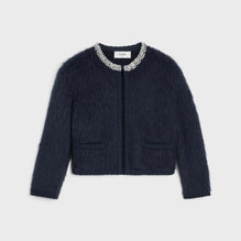 Veste Cardigan Galon Brode - Blue