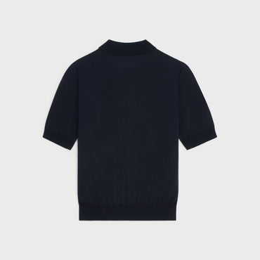 Polo Sweater - Navy