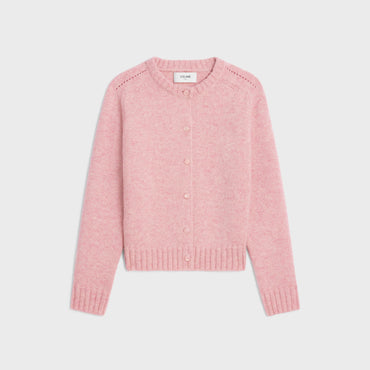 Cardigan Laine Shetland - Baby Pink
