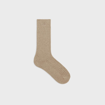 Chaussettes Hautes Triomphe - Beige
