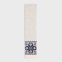 Echarpe - Off White/Navy