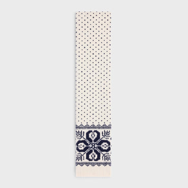 Echarpe - Off White/Navy