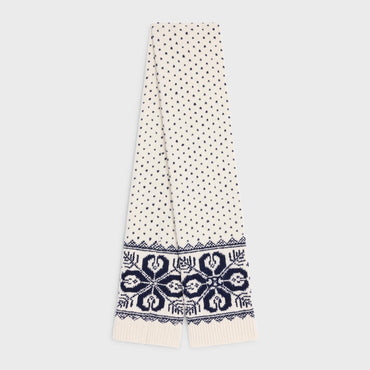 Echarpe - Off White/Navy