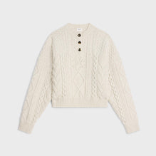 Pull Loose Col Rond - Off White