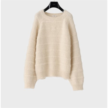 Pull Col Rond Oversize - Off White