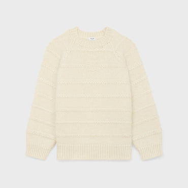 Pull Col Rond Oversize - Off White