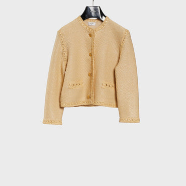 Veste Cardigan Raphia Crochet - Natural