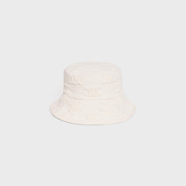 Women Triomphe Bucket Hat - Off White