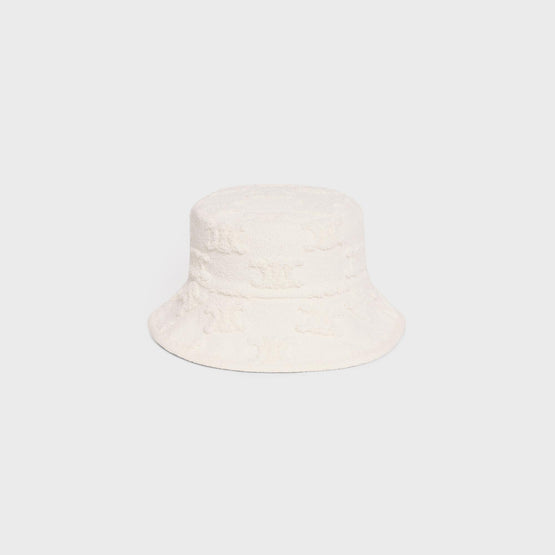 Women Triomphe Bucket Hat - Off White