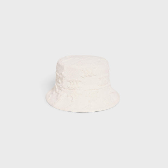 Women Triomphe Bucket Hat - Off White