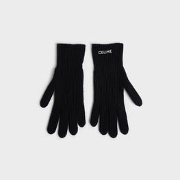 Men Celine Gloves - Navy