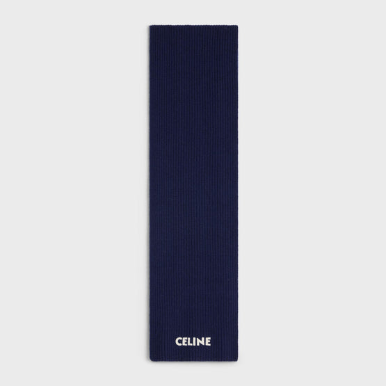 Women Celine Scarf - Navy