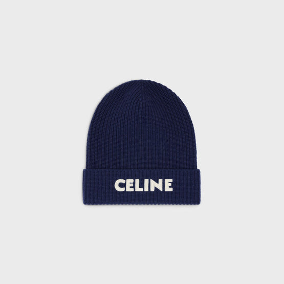 Women Celine Beanie - Navy