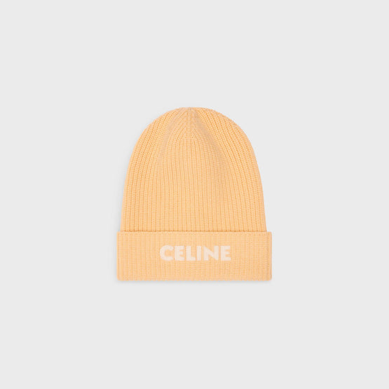 Women Celine Beanie - Pale Yellow