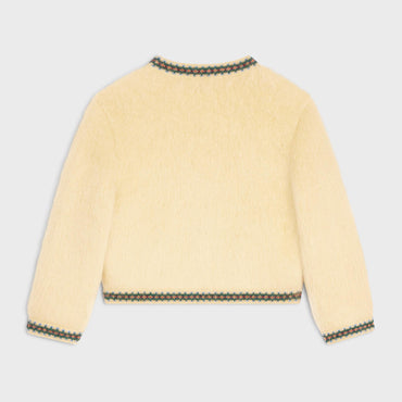 Cardigan Jacket - Pale Yellow