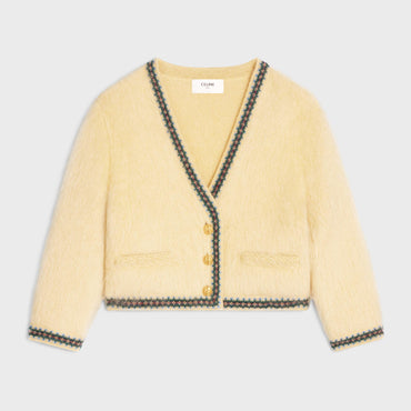 Cardigan Jacket - Pale Yellow