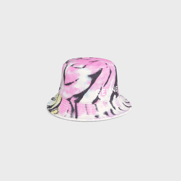 Celine Bucket Hat - Multicolor Pastel/Off White