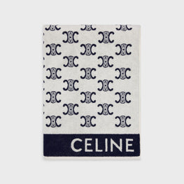 Women Beach Towel - Ivory/Navy