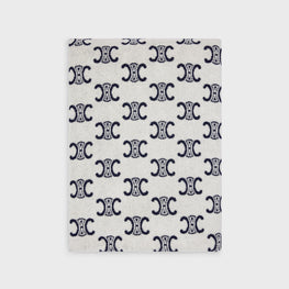 Women Beach Towel - Ivory/Navy