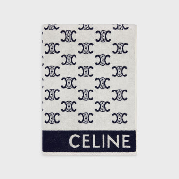 Beach Towel - Ivory/Navy