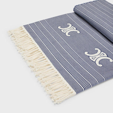 Fouta Plage Triomphe - Offwhite/Navy