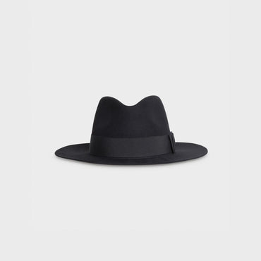 Fedora Classic 7.5 Feutre Traditionnel - Black