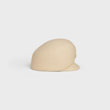 Cap Triomphe Wool Felt Casquette Feutre De Laine - Mastic