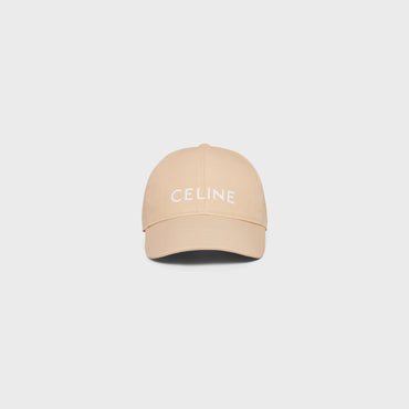 Casquette Baseball Celine Cotton Gabardine - Champagne Foncé