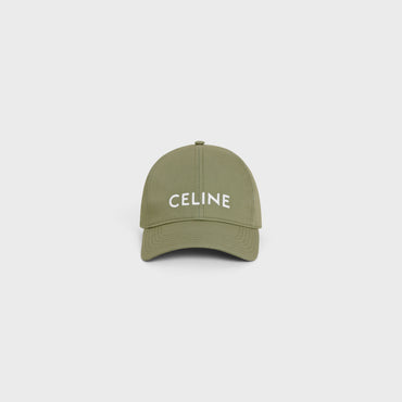 Celine Baseball Cap - Green Gray